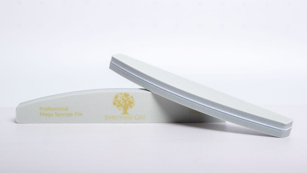 Sweetwood Gels Mega Sponge Buffer File 100/180 | Sweetwood Gels