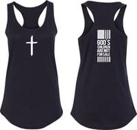 Image 1 of Gods Children Are Not For Sale Tank (White Font)