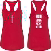 Image 3 of Gods Children Are Not For Sale Tank (White Font)