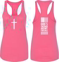 Image 5 of Gods Children Are Not For Sale Tank (White Font)