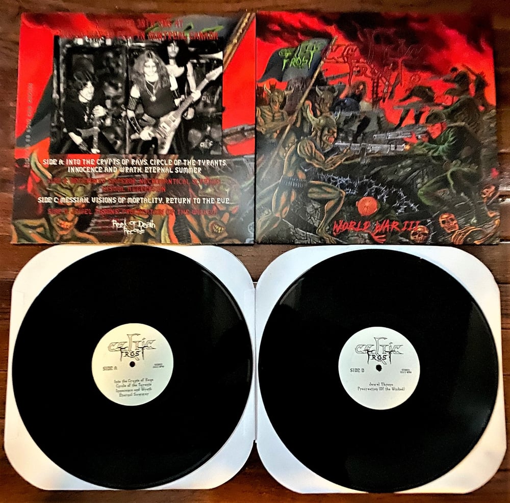 CELTIC FROST - WORLD WAR III 12" DOUBLE LP 