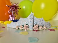 Image 1 of Sparkling white glitter tiara 