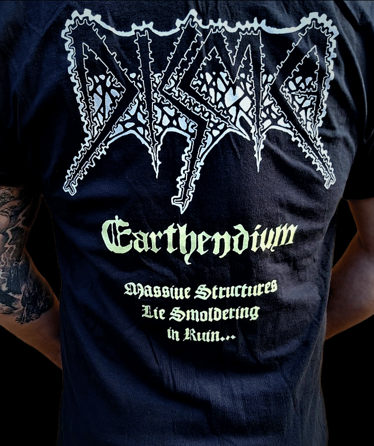 DISMA - EARTHENDIUM COVER VARIATION #2 DOUBLE SIDED T-SHIRT