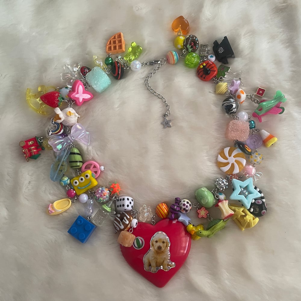 Image of kidcore clutter necklace 