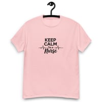 Image 6 of Unisex classic tee, Keep Calm Nurse Tee