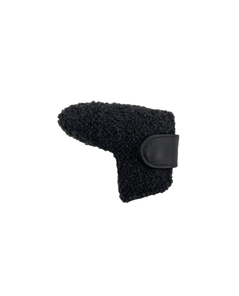 Charcoal Boucle Putter Cover