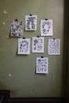 Ink drawing, Connected