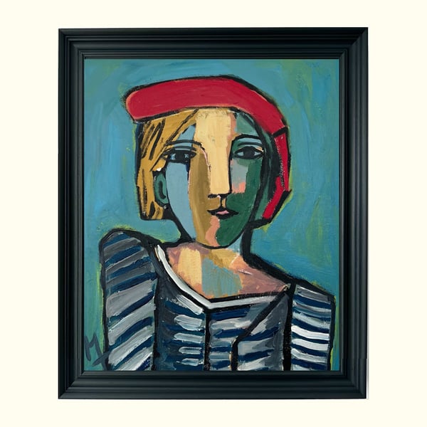 Image of 'Claudette' Contemporary Painting by Marc Taylor