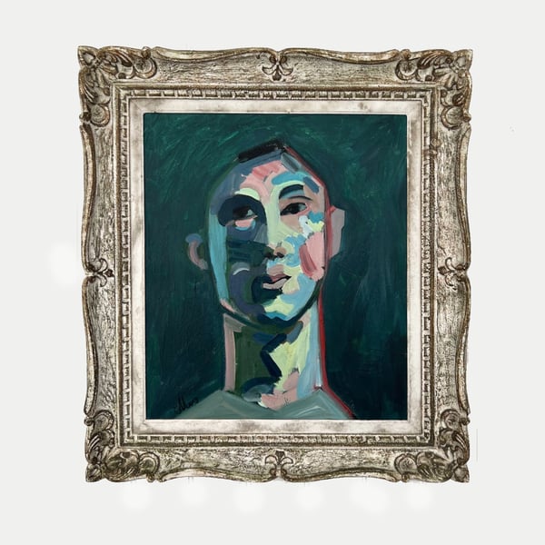 Image of 'The Dancing Boy' Painting by Poppy Ellis 2023