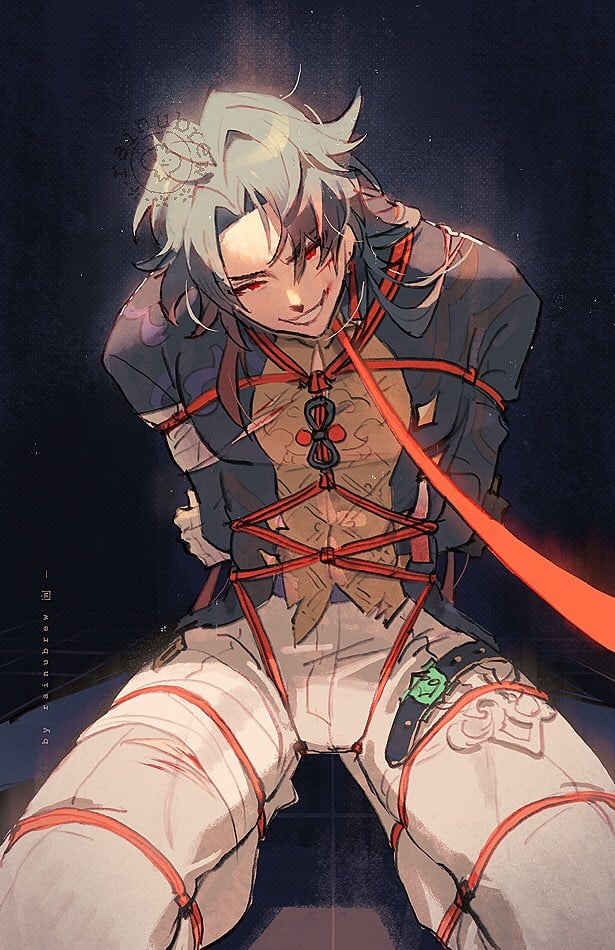 Image of Blade Bondage | Honkai Star Rail | 4"x6" 11"x17" Print