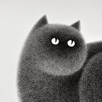 Image 2 of Kitty No.110 Original Artwork