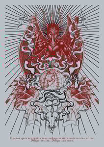 Image of baphomet art print