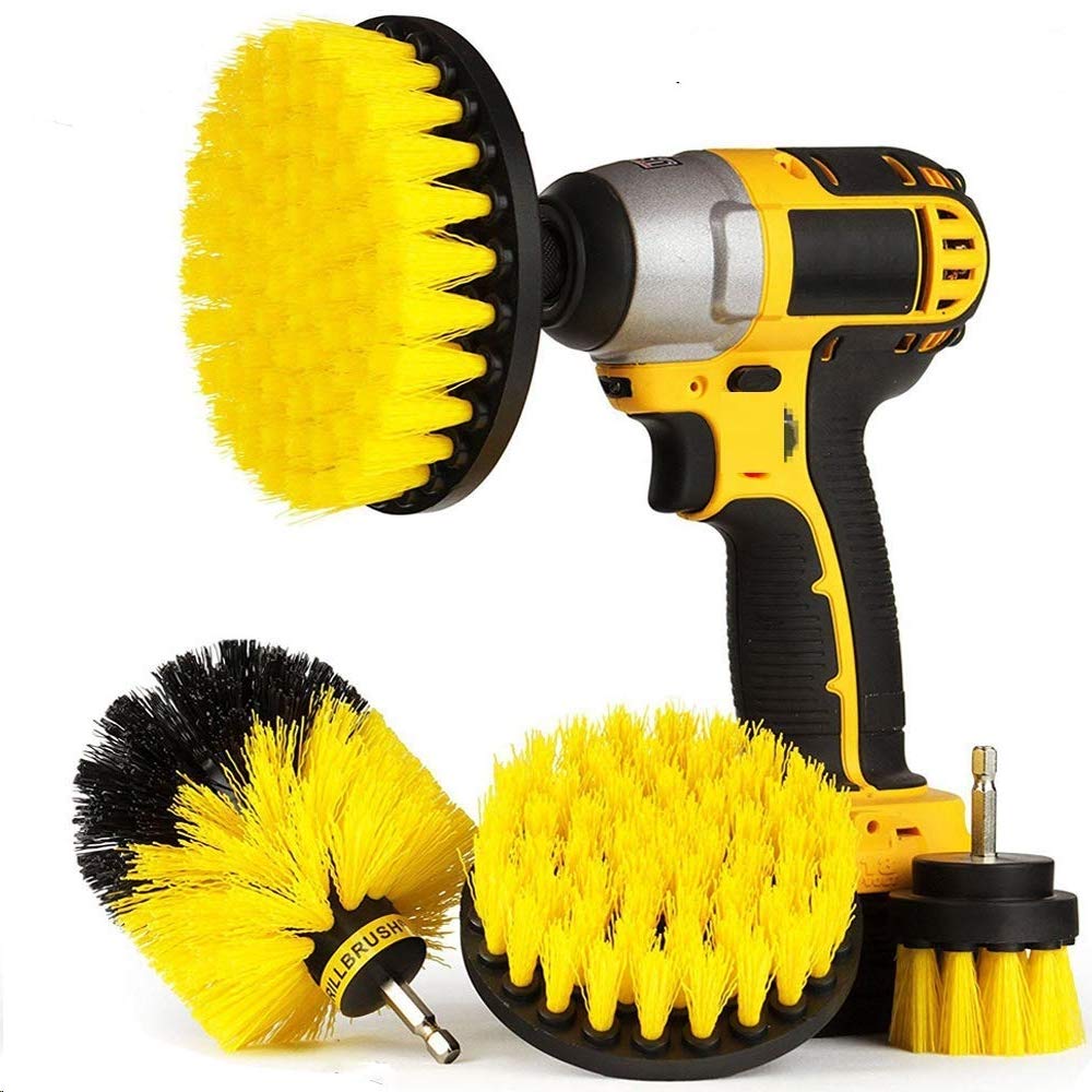 Image of Electric Drill Cleaning Scrubber Brush