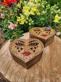 Image 1 of Lover Girl Heart Shaped Altar Box