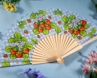Image 2 of Strawberry Folding Fan