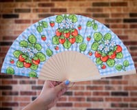 Image 3 of Strawberry Folding Fan
