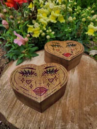 Image 1 of Glam Girl Heart Shaped Altar Box