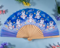 Image 1 of Angel Bunnies Folding Fan