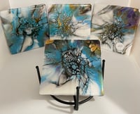 Image 1 of Coaster set with Holder #53