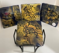 Image 2 of Coaster set with Holder #48