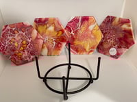 Image 2 of Coaster set with Holder #47