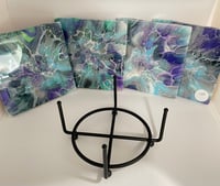 Image 1 of Coaster set with Holder #42