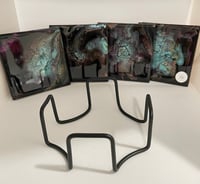 Image 2 of Coaster set with Holder #36