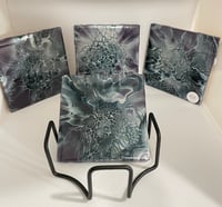Image 1 of Coaster set with Holder #23