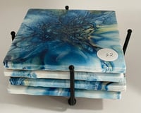 Image 3 of Coaster set with Holder #22