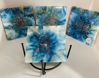 Image 1 of Coaster set with Holder #22