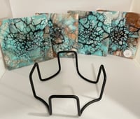 Image 2 of Coaster set with Holder #20
