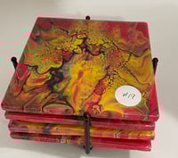 Image 3 of Coaster set with Holder #19