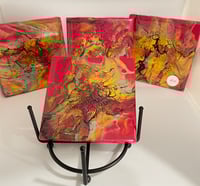 Image 1 of Coaster set with Holder #19