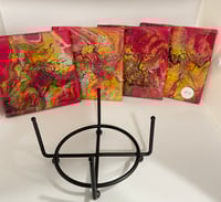 Image 2 of Coaster set with Holder #19