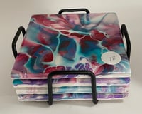 Image 3 of Coaster set with Holder #18