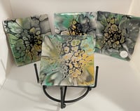 Image 1 of Coaster set with Holder #15