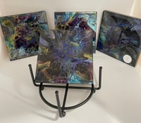 Image 1 of Coaster set with Holder #11