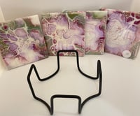 Image 2 of Coaster set with Holder #10