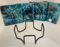 Image 2 of Coaster set with Holder #9