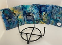 Image 2 of Coaster set with Holder #6 