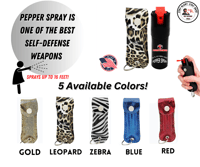 PEPPER SPRAY WITH KEYCHAIN - SELF DEFENSE FOR WOMEN