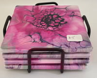 Image 3 of Coaster set with Holder #5