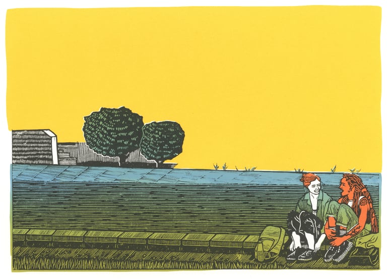 Friends Screenprint  Image 2