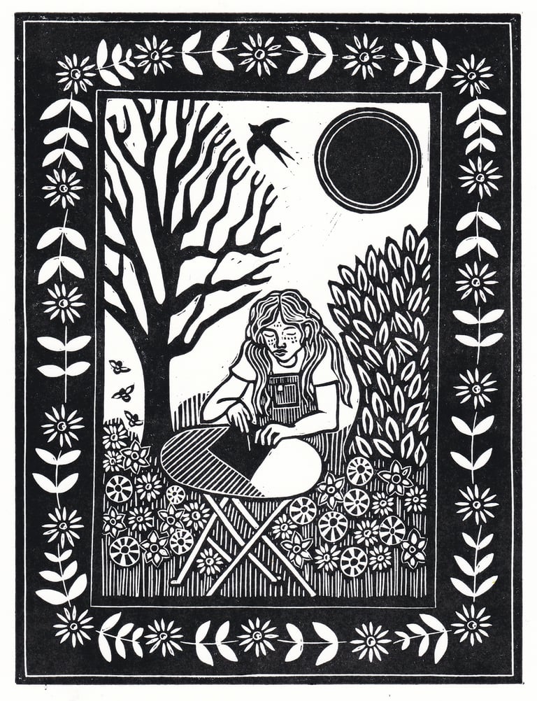 Carving Linoprint  Image 2