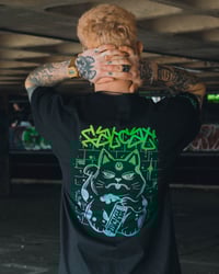 Image 1 of Lucky Cat Fluoro Green