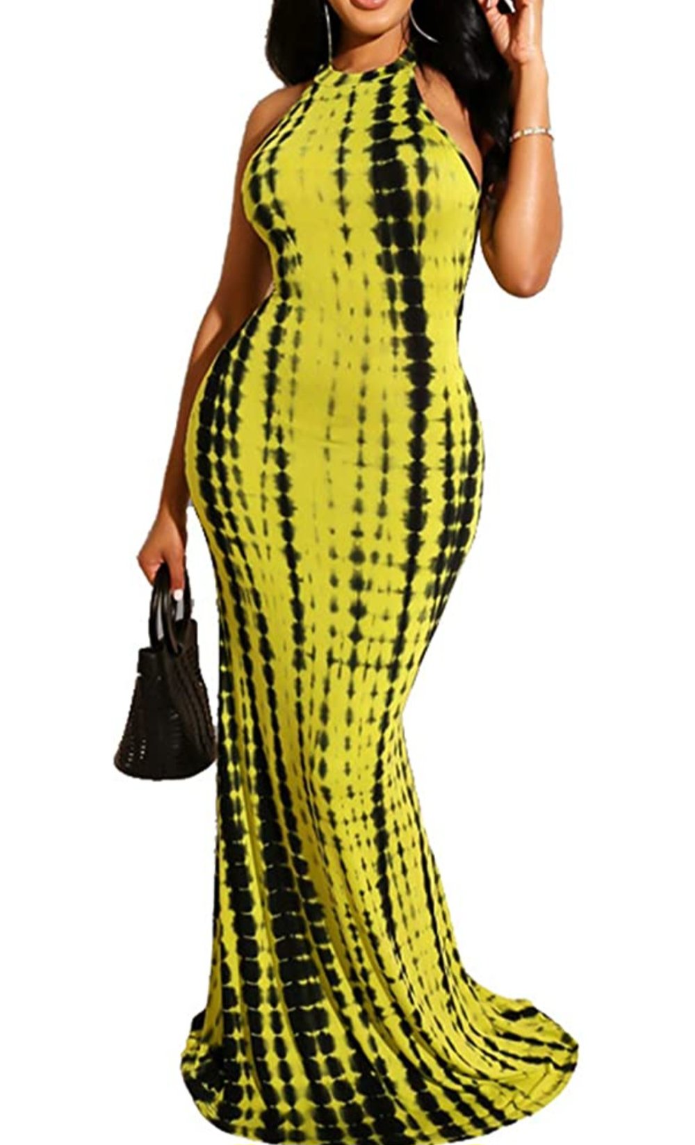 Image of Women's Sleeveless Halter Neck Hollow Out