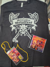 Milwaukee Metal Fest "Battle AXE" T-shirt + CD & Laminate Bundle