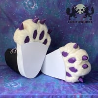 Image 3 of Custom Fursuit Sneaker Paws