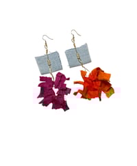 Image 2 of Sunrise Denim Earrings