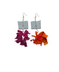 Image 1 of Sunrise Denim Earrings
